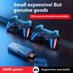 M8 Retro Gaming Console & Game Stick Pro - 20,000+ Classic Video Games, 23 Emulators, Dual Wireless Controllers, 4K HDMI Output, Plug & Play, Compatible with TV, PC, Projector, 64GB
