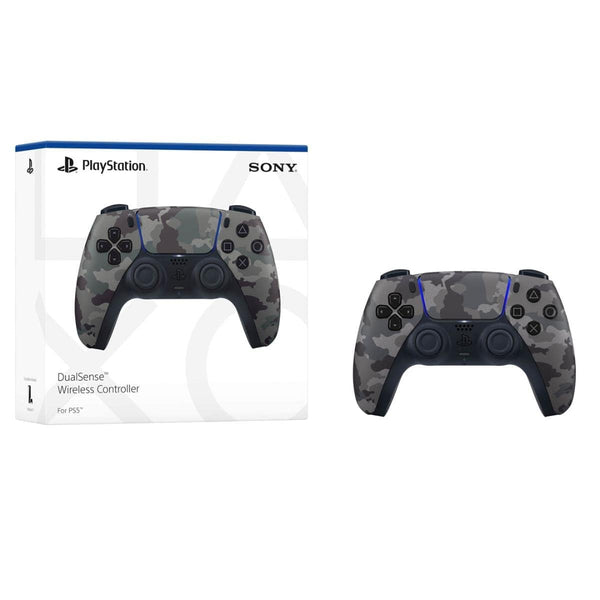 PlayStation Sony 5 DualSense Wireless Controller - Gray Camouflage