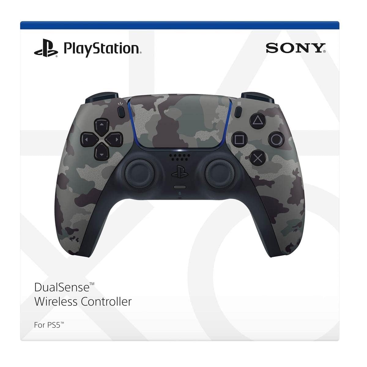 PlayStation Sony 5 DualSense Wireless Controller - Gray Camouflage