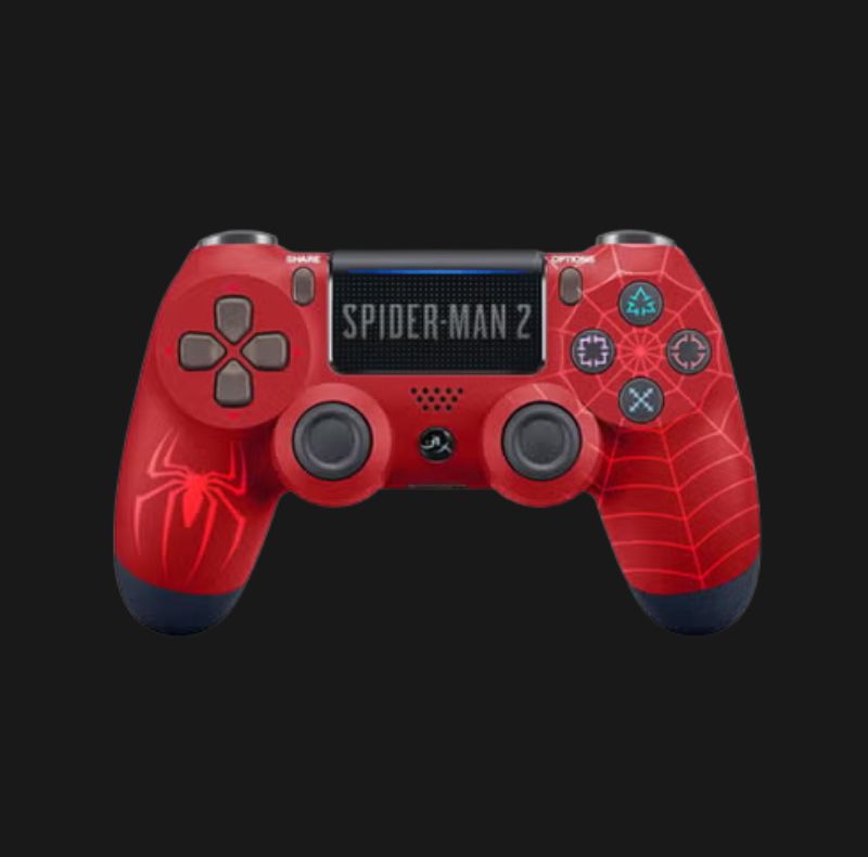 Limited Edition Spider-Man 2 Wireless Controller Compatible with PlayStation 4